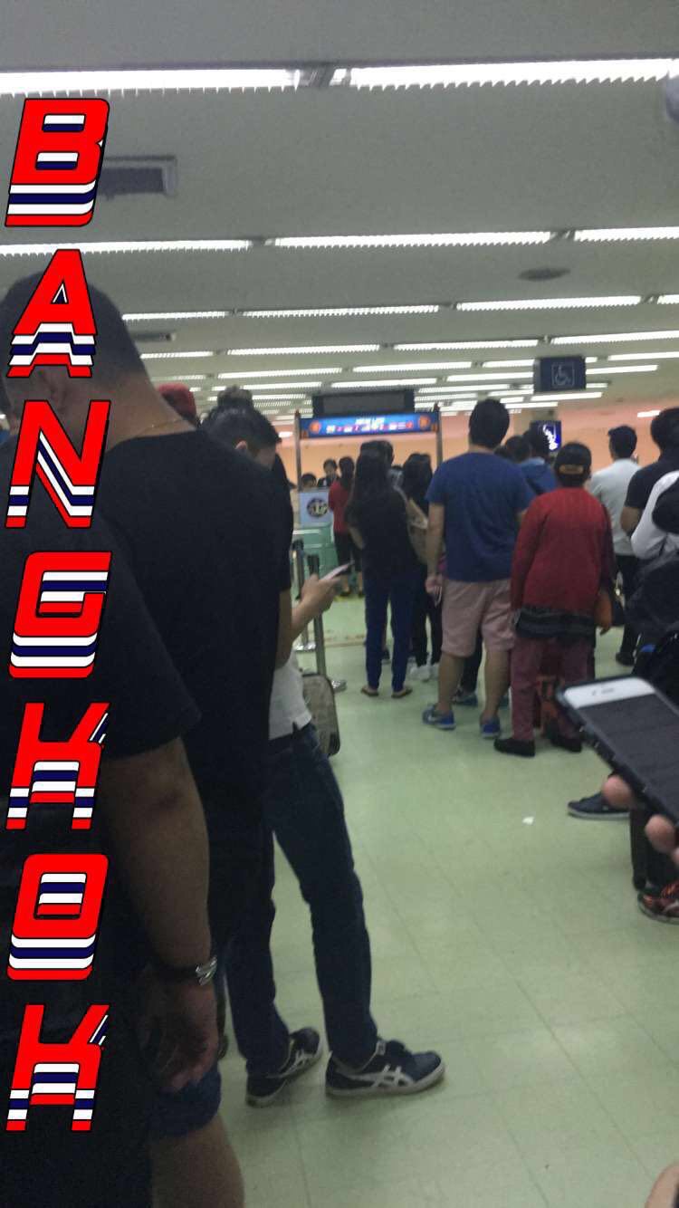 this was actually my first time in at least a decade that I had landed in Don Mueang airport, much older and smaller, so immigration can be a bit of a pain