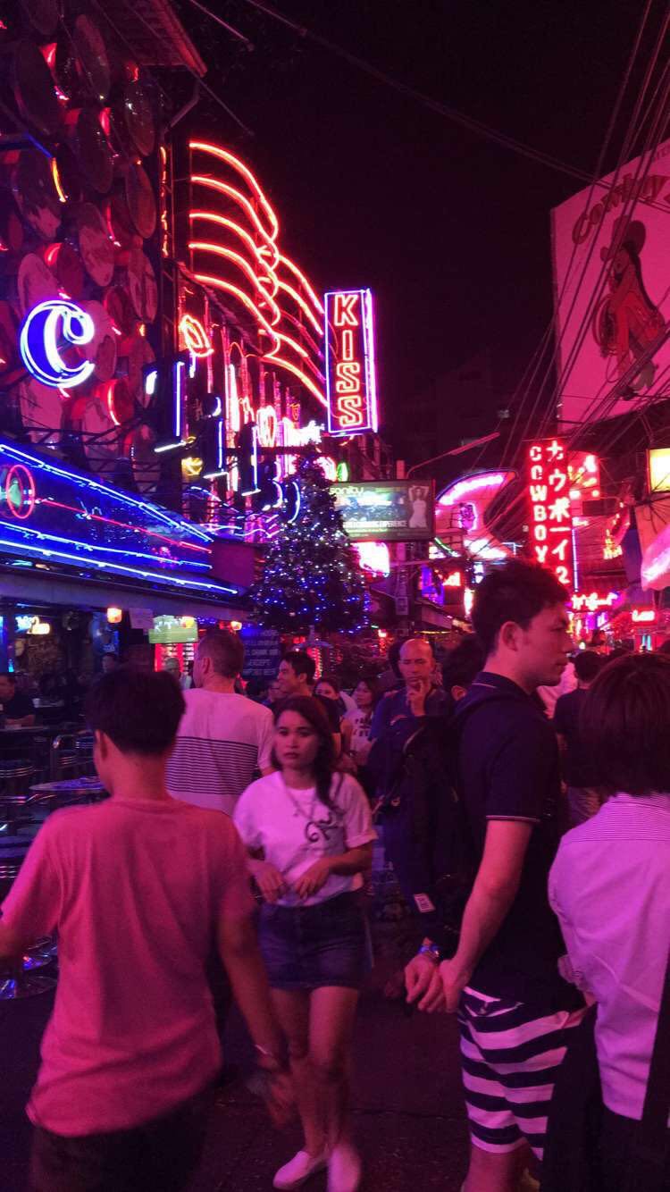 we simply do not… speak of the horrors, i.e., the exploitative sex work industry, in bangkok’s red light district. they do have amazing drag shows though.