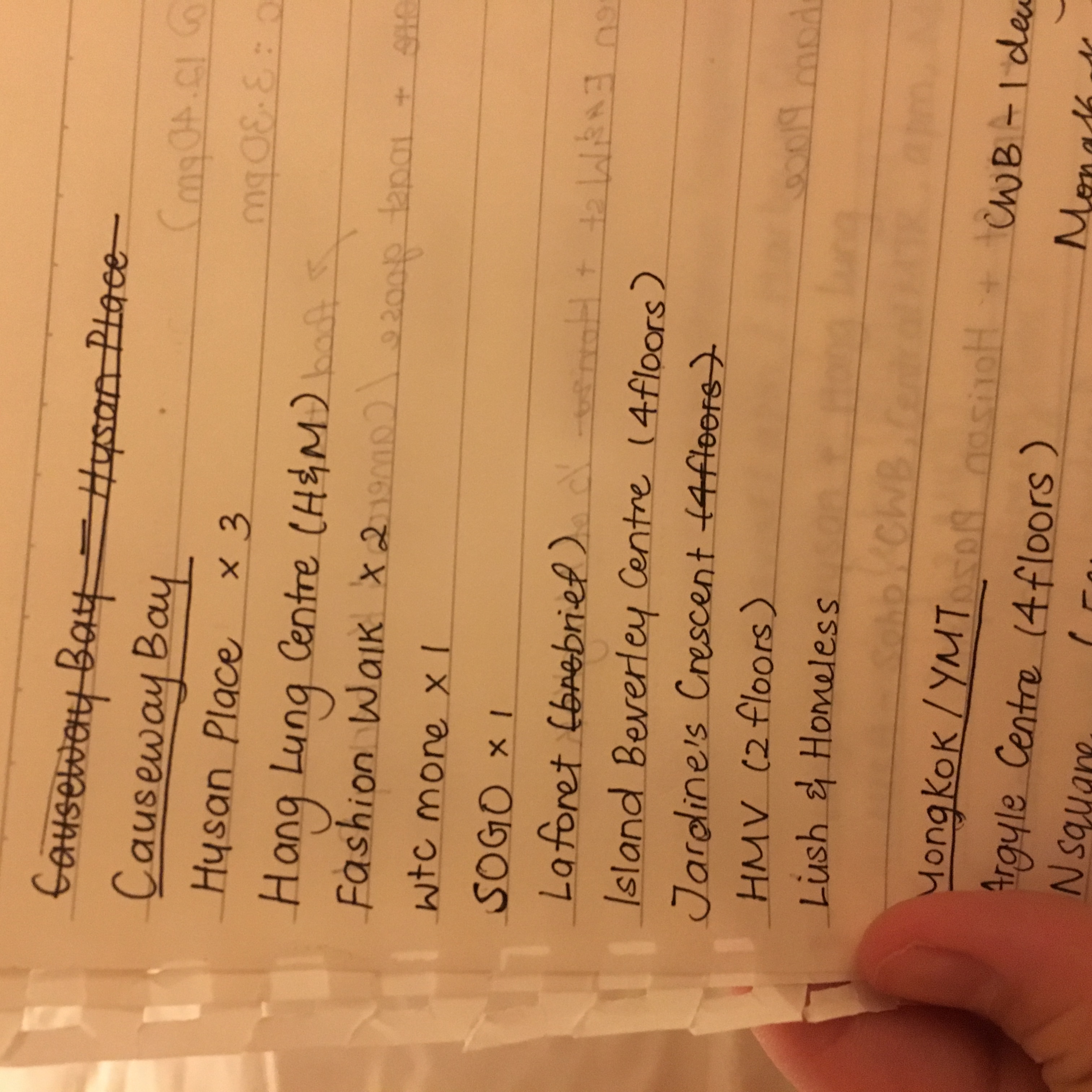 not sure why, despite having a smartphone and laptop in the grand ol’ year of 2016, I still used pen and paper for my itinerary. I was real serious about this.