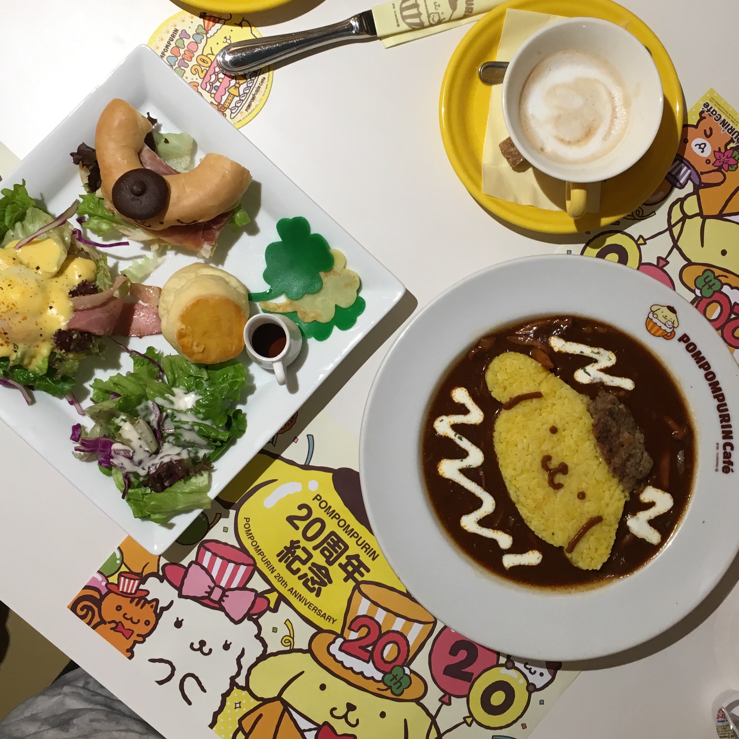 remember when character cafes were all the hype?! this particular one was a gimmick worth falling for tbh. I love pompompurin, the food was pretty good, and everything was just so well-presented!
